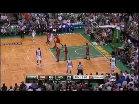 [5.26.12] Rajon Rondo - Triple-Double (18-10-10) vs 76ers (Game 7) (Complete Highlights)