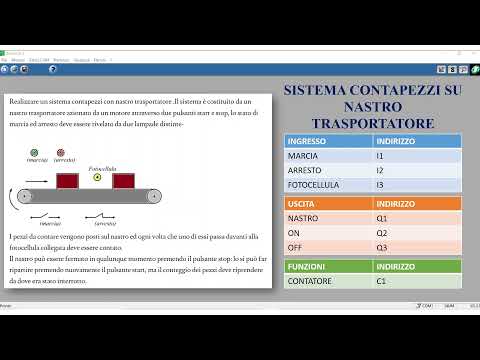 L3 - ZELIOSOFT2 - USO DEL CONTATORE - SISTEMA CONTAPEZZI SU NASTRO TRASPORTATORE