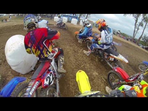 HELMET CAM: Tony Archer - DEP Pipes 2 Stroke Shootout / Sleepy Hollow (MXPTV)