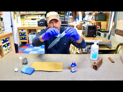 PROTECT your favorite camp knife: Simple and cheap cold bluing technique for your steel!