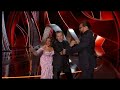 Regina Hall gets handsy with Jason Momoa and Josh Brolin at The Oscars.