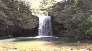 preview picture of video 'The Falls of Little Stony Creek, Jefferson National Forest, Dungannon, VA.'