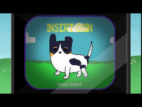 8 bit dog motion design