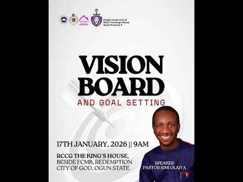 RCCG, THE KING'S PRIDE || VISION BOARD AND GOAL SETTING || 17 JAN 2026