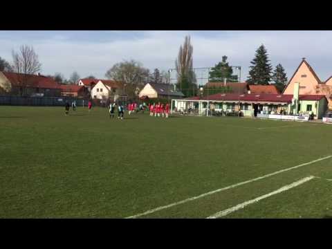 Přímý kop Gökmen Kore | Psáry vs Dobrovíz