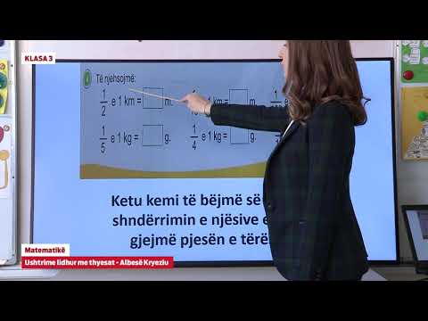 e Mesimi Klasa 3 - 3004  Matematikë - Ushtrime lidhur me thyesat