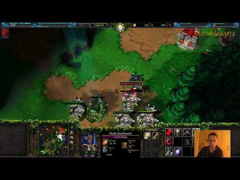 Warden only (no units) vs Hum computer insane - Easywarcraft3