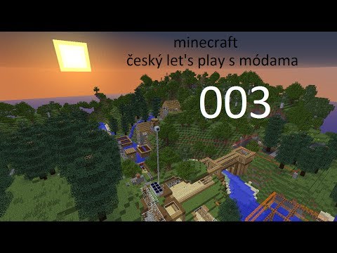 [minecraft] cz LP s modama S04E003-elektřina