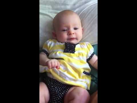 Violet has the hiccups