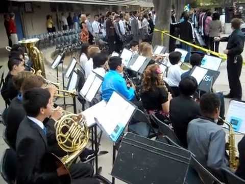 Svms Promotion Band performs Star Spangled Banner