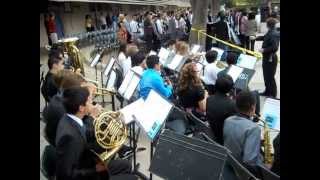 Svms Promotion Band performs Star Spangled Banner