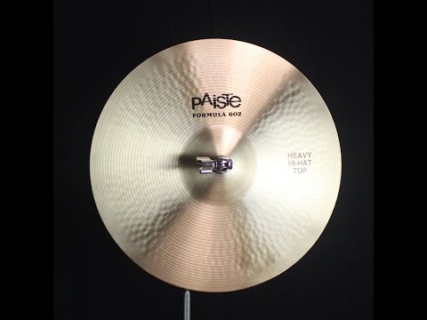 Paiste 14" Formula 602 Classic Heavy Hi Hats - 1015g/1202g (video demo) image 2