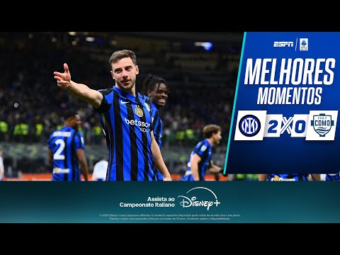 Gols e lances de Internazionale x Como