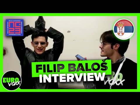 FILIP BALOŠ - Novi plan drugi san (INTERVIEW) // Pesma za Evroviziju 2023 FINAL // Serbia Eurovision