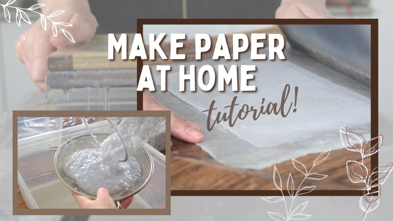 How to make paper from recycled paper? Tipseri
