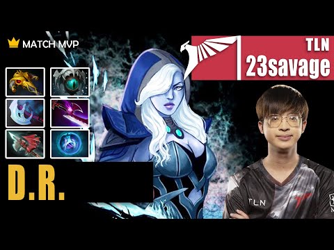 Drow Ranger Safelane | TLN.23savage | SUPER POWERFUL RANGED CARRY 17 KILL | 7.32c Gameplay Highlight