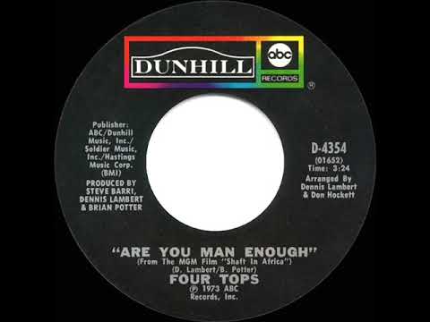 1973 HITS ARCHIVE: Are You Man Enough - Four Tops (mono 45)