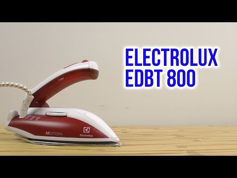 Утюг Electrolux EDBT 800 белый-красный - Видео