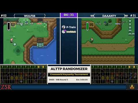 ALttPR Crossworld Keysanity Tournament: WB Round 3 - Wulfy vs. Daaanty Part 1