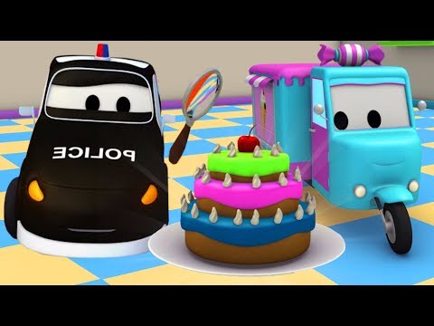 Os Bolos roubados !! A Super Patrulha na Cidade do Carro | desenhos animados para crianças