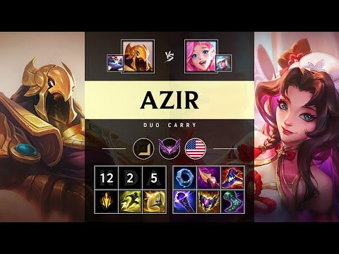 Azir Carry vs Seraphine - NA Master Patch 25.10