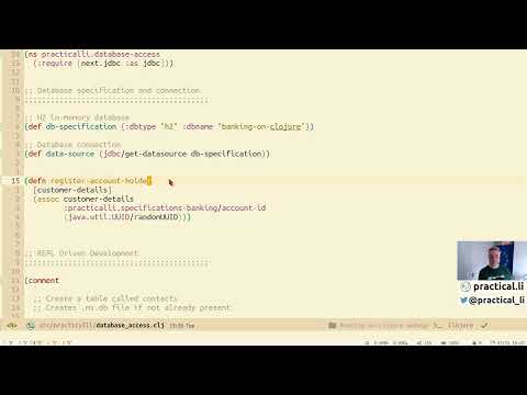 080 - Banking On Cojure - Part1 of Web Application development