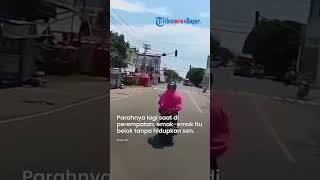 VIRAL! AKSI EMAK-EMAK Bikin Resah Pengguna Jalan di Ketapang, Ugal-ugalan & Terobos Lampu Merah