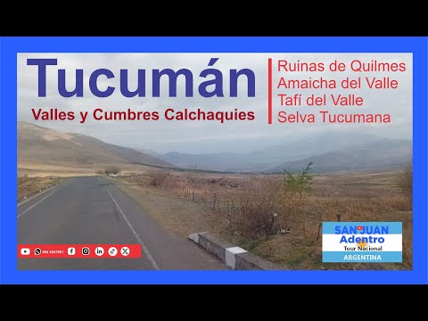 Tucumán, Valles y Cumbres Calchaquies, Tour Nacional, Argentina.