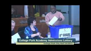 preview picture of video 'College Park Academy Lottery'