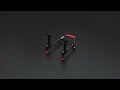 SEFIS M20U folding mobile front head lift paddock stand