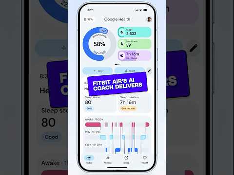 Trying Fitbit Air's AI coach #Vergecast
