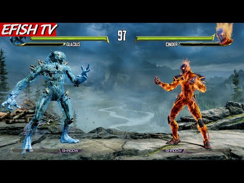 Glacius vs Cinder (Hardest AI) - KILLER INSTINCT