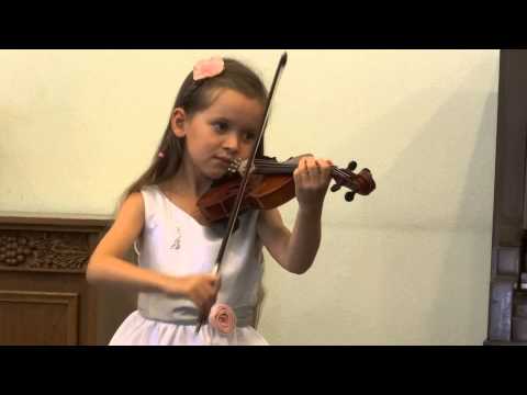 Minuet No.3 by J. S. Bach from Suzuki Violin Book 1 - Medeina (6)