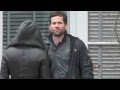 Eion Bailey / Jennifer Morrison on the set of Once Upon a Time