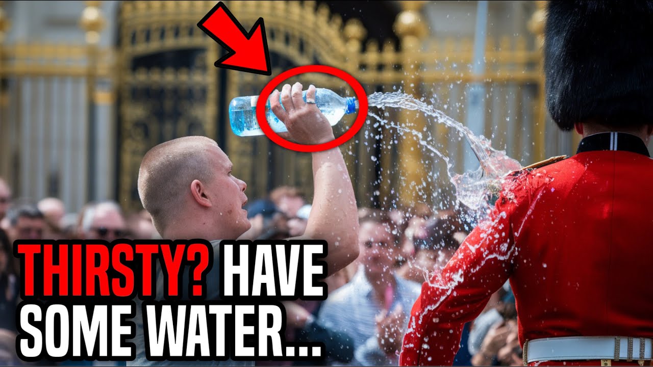 Tourist Splashed Water on the Royal Guard Thinking It Was Funny But Was Instantly Arrested