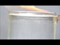 Combustion of n-heptane layer over water - no boiling ...