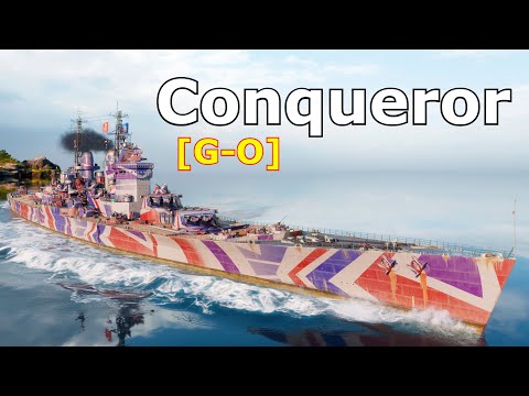World of WarShips Conqueror - 3 Kills 351K Damage