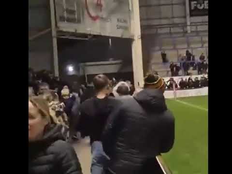 IT ALL KICKS OFF AT THE WARRINGTON VS WIDNES MATCH 2026 UK FOOTBALL