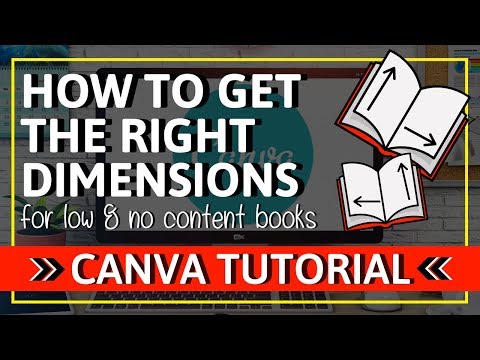 Canva Tutorial: How To Get The Dimensions and Template...