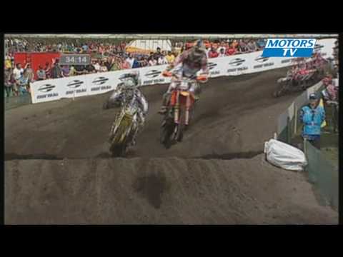 MX2 Start of the race 1 in Holland 2010