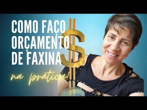 como faço orçamento de faxina