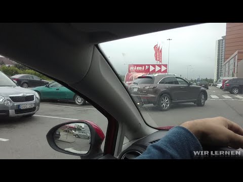 Driving lessons A12: Reverse parking (perpendicular parking) - Part 2/2