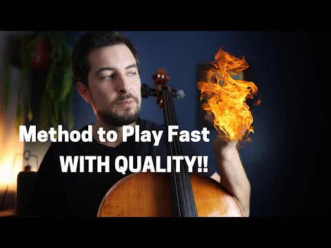 How to Play FAST but with QUALITY! GOLDEN Cello Tip