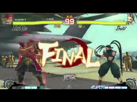 USF4 Daigo Umehara(Evil Ryu) vs Sako(Ibuki)