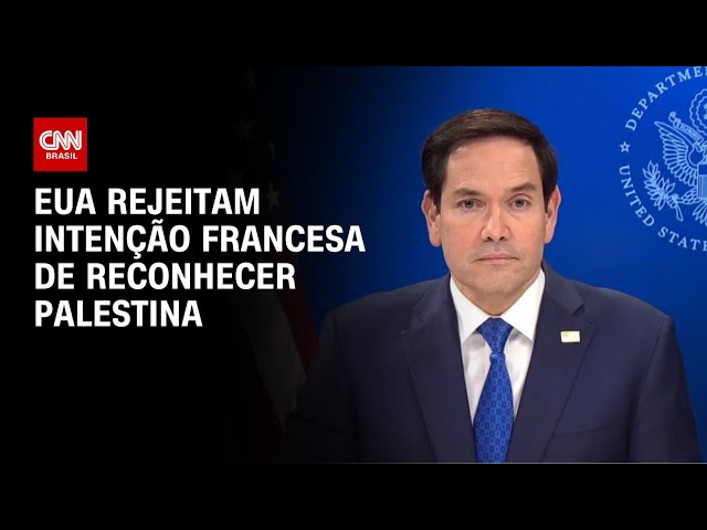 EUA rejeitam intenção da França de reconhecer Estado Palestino | LIVE CNN