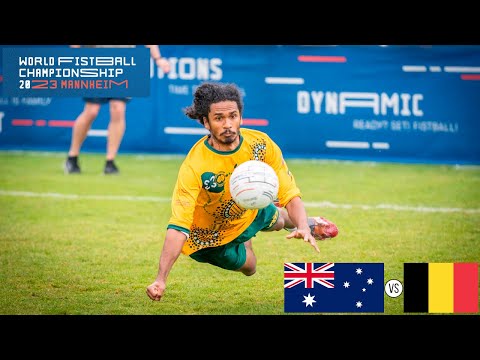 AUS vs BEL - Qualifying Stage (2023 Men's Fistball World Championships)