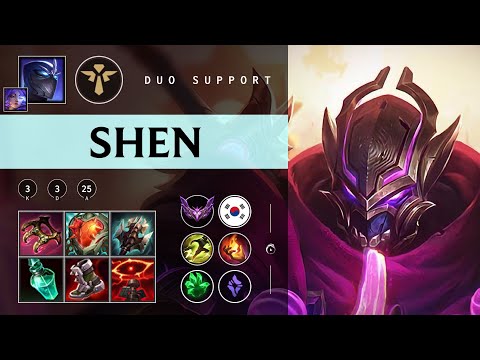 Shen Support vs K'Sante - KR Master Patch 25.22