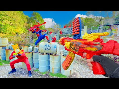 Nerf War | Amusement Park Battle 137 (Nerf First Person Shooter)