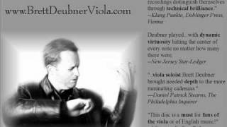 Hindemith op 25 no 4, movt 1 with violist Brett Deubner