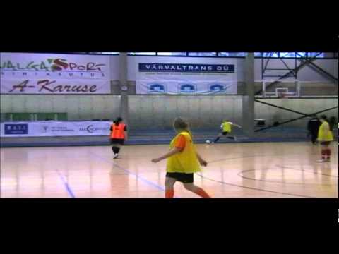 FC Ülenurme tüdrukute sõpruskohtumine FC Warrior tüdrukutega -1 osa